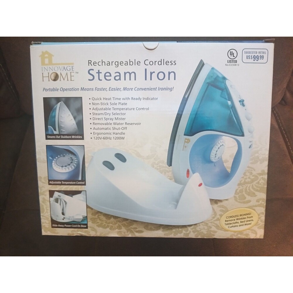 Innovage Home Cordless Rechargeable Steam Iron 1200W Tested Working As It Should